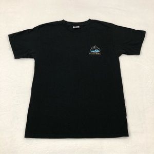 Cozumel Mexico Embroidered Logo Yazbek Black Casual Beach Travel T-Shirt Mens M.